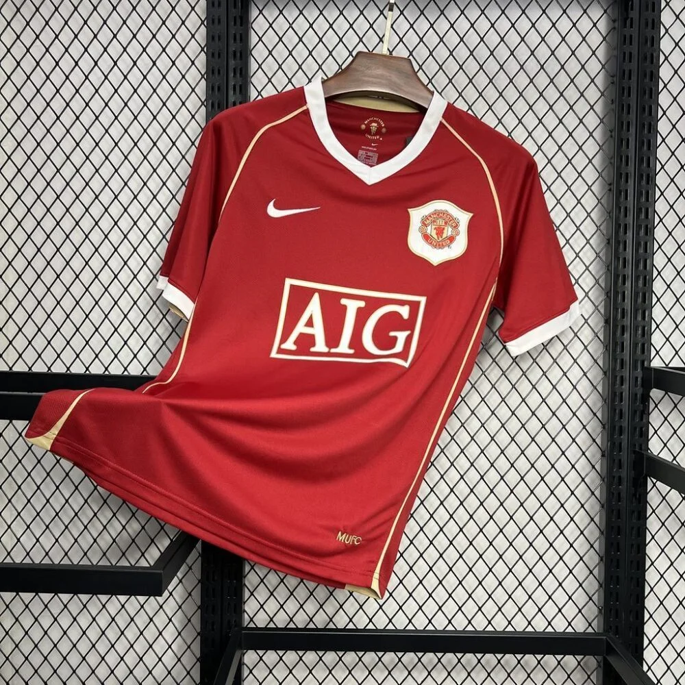 Maillot Manchester United Retro Domicile 06/07